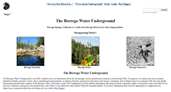 Desktop Screenshot of borregowaterunderground.org